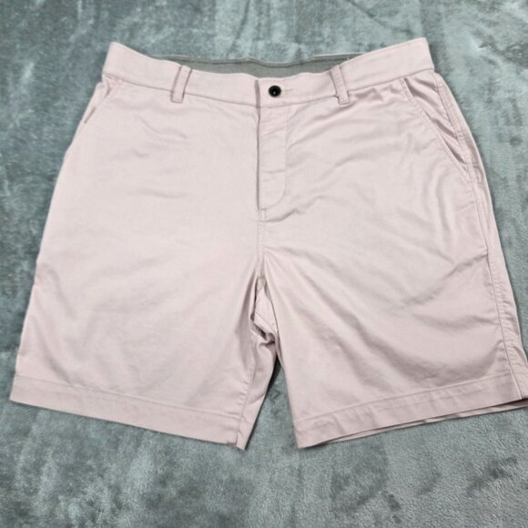 Nike Other - Nike Shorts Mens 36 Pale Pink Dri FIT UV Golf Stretch Chinos 8" Inseam Preppy